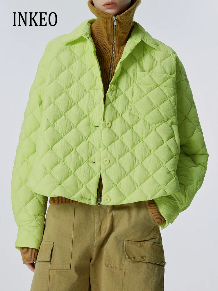 Пуховик зимний оверсайз розово-красного цвета Высококачественная стеганая