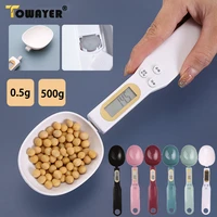 new lcd digital kitchen scale electronic cooking food weight measuring spoon 500g 0 1g coffee tea sugar spoon scale kitchen tool