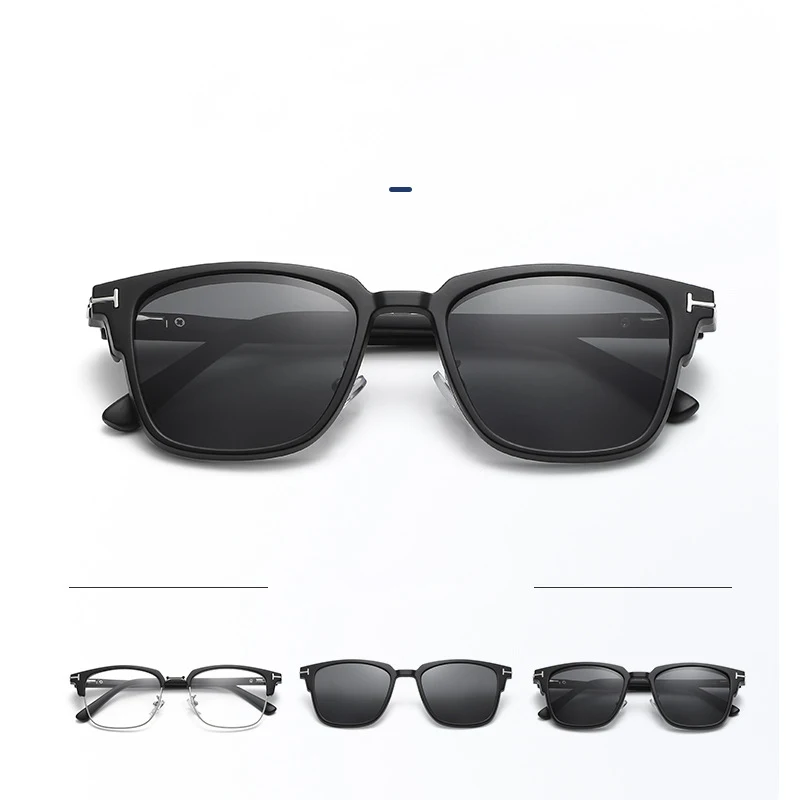 VCKA 6 в 1 солнцезащитные очки для близорукости с магнитом зеркальные стиле ретро