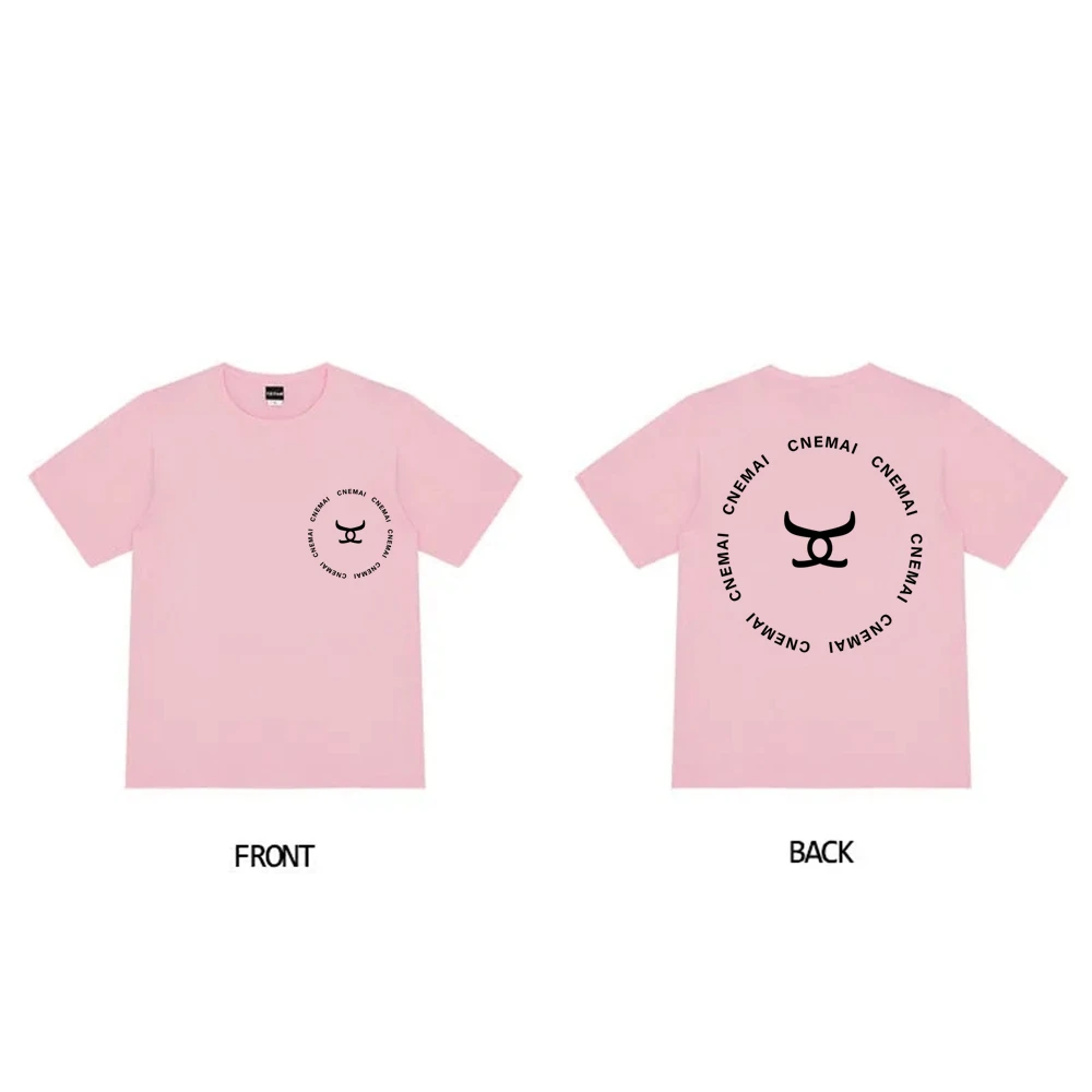 

cnemai New women tee men fashion brand letter printing hip-hop Korean style t-shirt ins trend all-match couple short sleeved top
