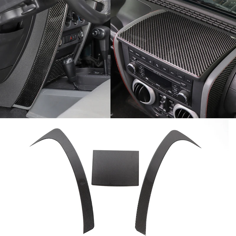 Для Jeep Wrangler JK 2007 2008 2009 2010 декоративная панель центральной консоли накладка