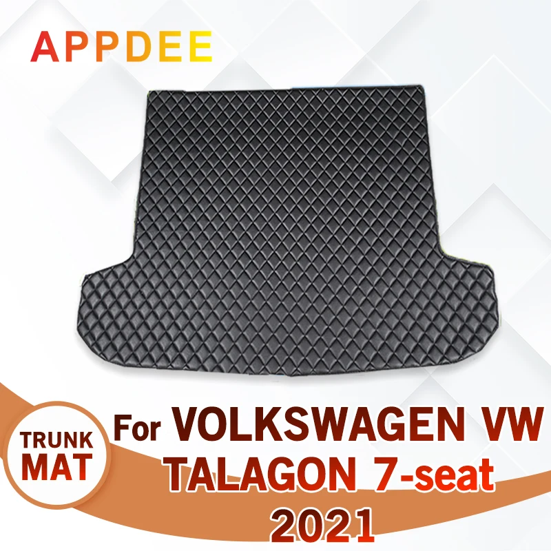 

Коврик для багажника автомобиля для VOLKSWAGEN VW TALAGON 7-Seat 2021, пользовательские автомобильные аксессуары, украшение интерьера автомобиля