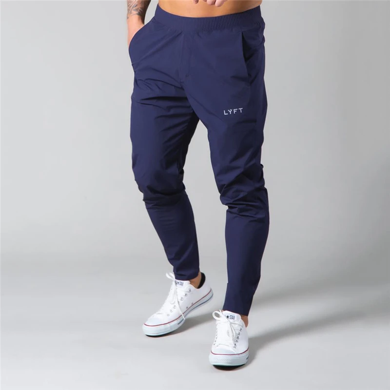 

Quick Drying Joggers Sweatpants Men Slim Casual Pants Male Gym Fitness Workout Trackpants Sport Track Pants Bottoms