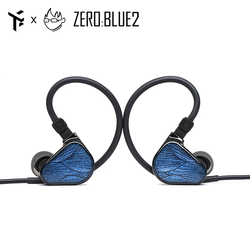 Фото Наушники TRUTHEAR x Crinacle Zero:BLUE2 Проводные наушники-вкладыши HIFI для музыкальных игр с разъемом 3,5 мм №1