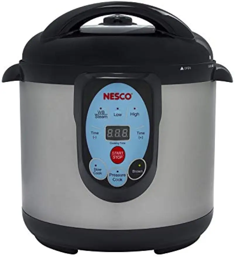 

NESCO NPC-9 Smart Electric Pressure Cooker and Canner, 9.5 Quart, Stainless Steel