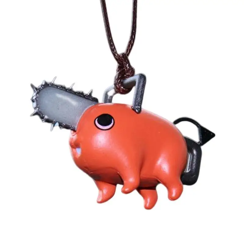 

Car Pendant Practical Pochita Chainsaw Puppy Rearview Mirror Interior Decor Hanging Puppy Shape Mini Puppy Car Hanging Toy