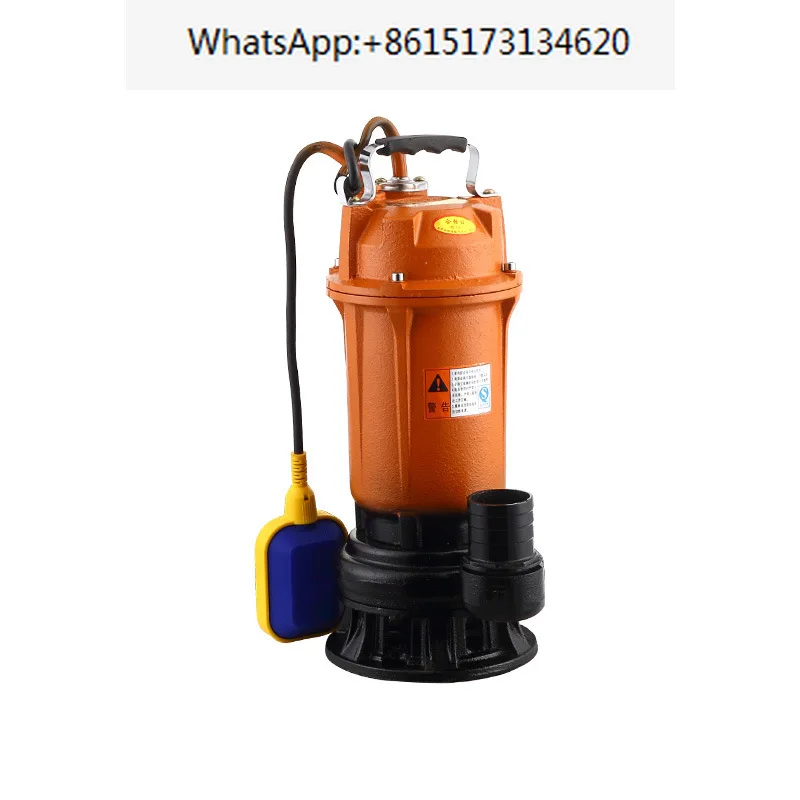 Небольшой насос для очистки сточных вод WQD Незабитый погружной