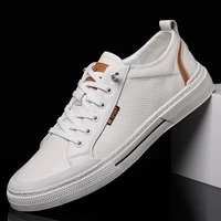 2022 summer mens casual sneakers elastic band low top designer loafers white british style youth trend designer flats m66331