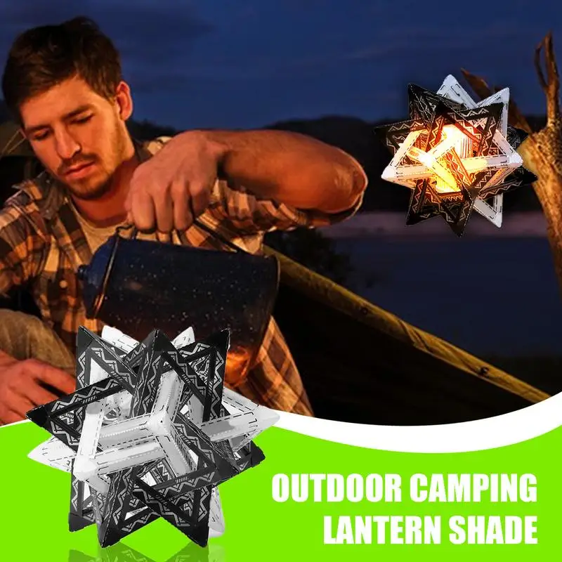 DIY Открытый Полярная Звезда PP Доска Абажур Кемпинг Палатка Свет Цвет