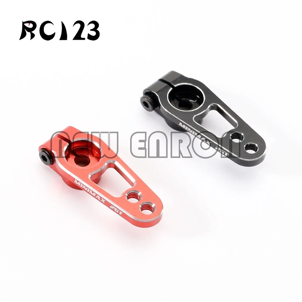 Рулевой сервопривод 25T из алюминиевого сплава, металлический гудок длиной 31,5 мм для радиоуправляемых моделей автомобилей