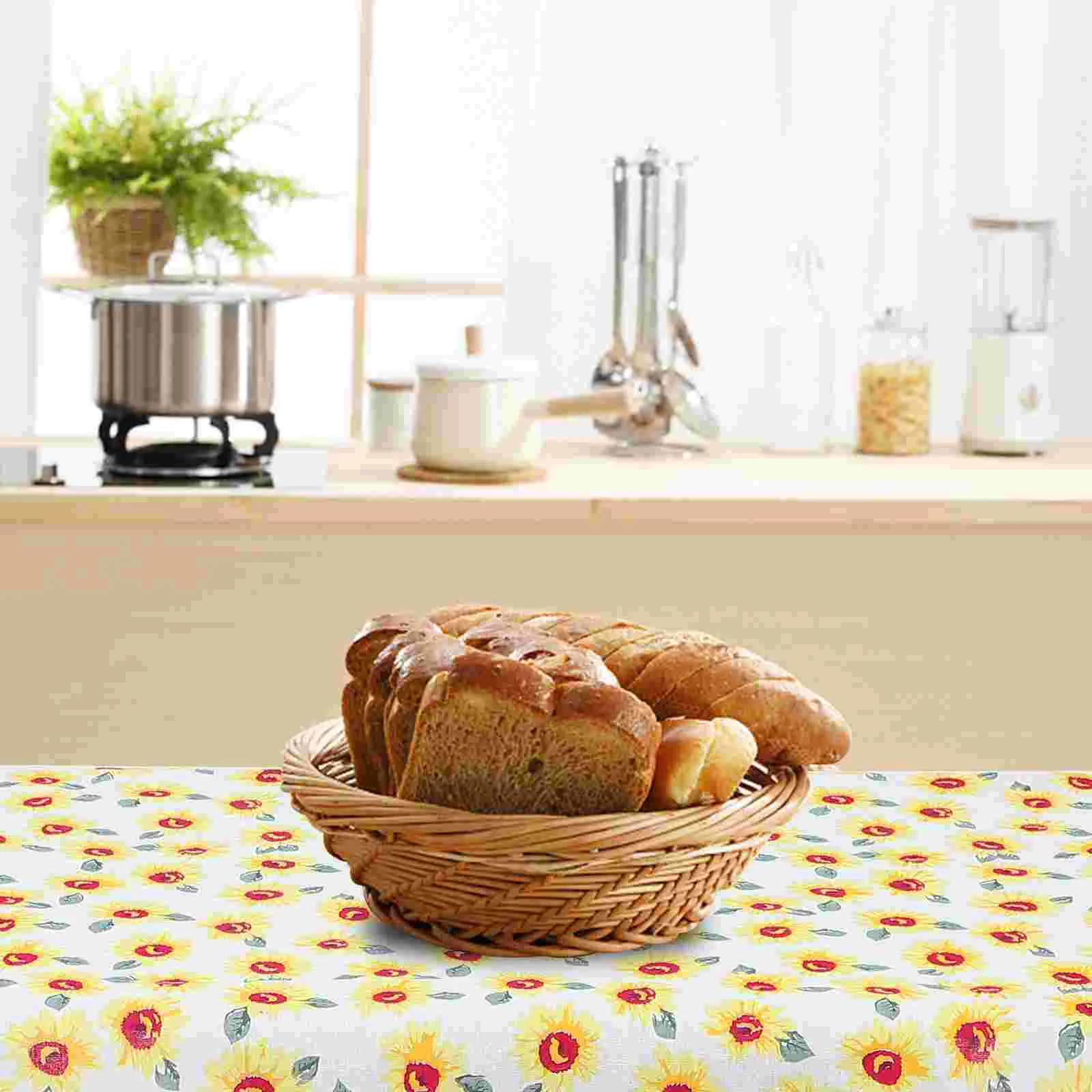 

1Pc Elegant Tablecloth Home Hotel Restaurant Dinner Tablecloth (Light Yellow)