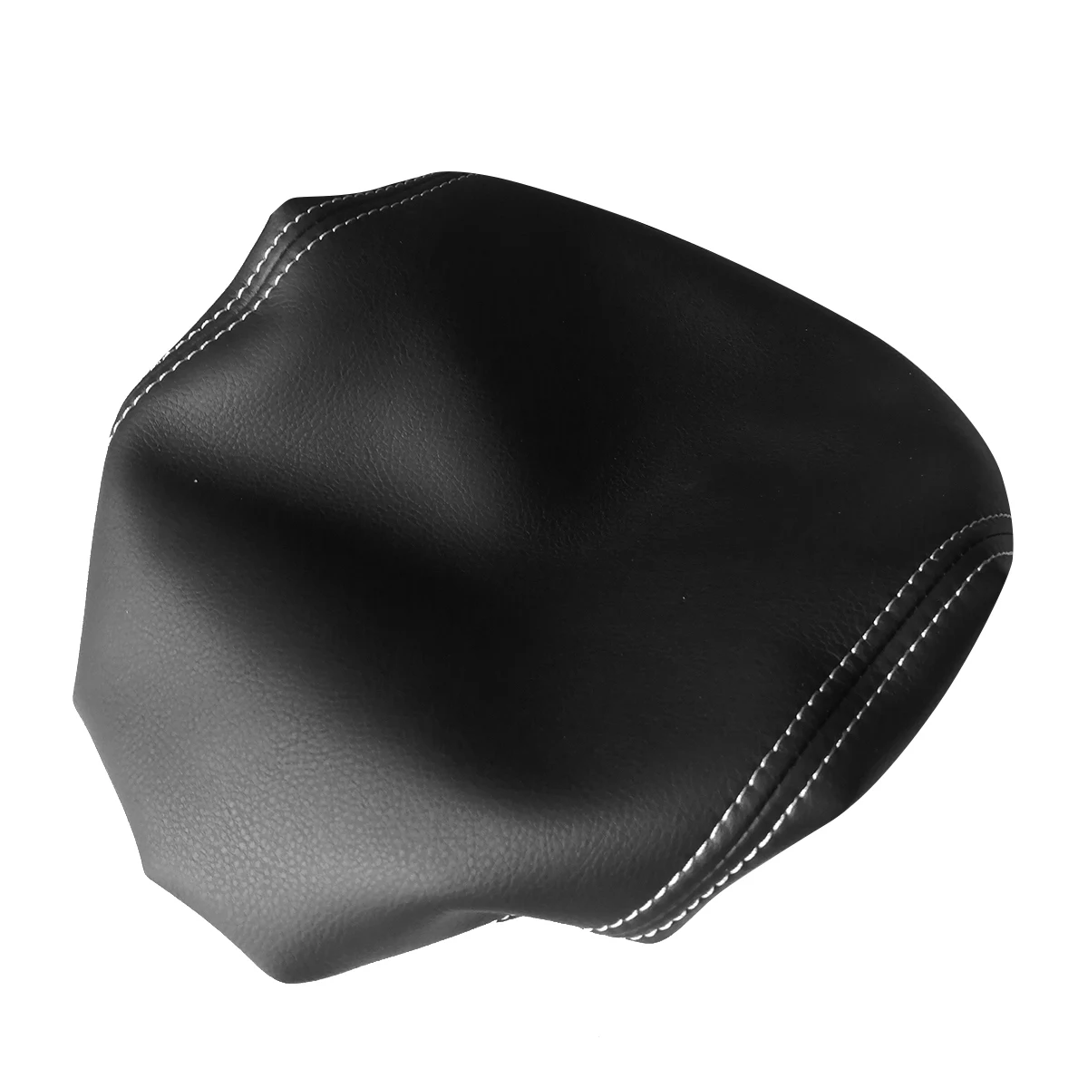

For Toyota Highlander 2009-2014 Car Console Armrest Panel Cover Protective Trim Elastic Band Type Black+White Line