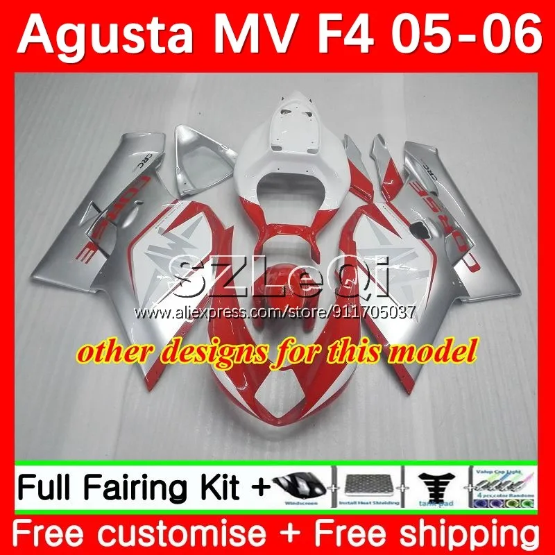 Корпус + наклейка для Agusta MV F4 R312 750S 1000 R 750 1000CC 1000R 05 06 20No.14 MVF4 312 1078 1 2005 2006 Голубой