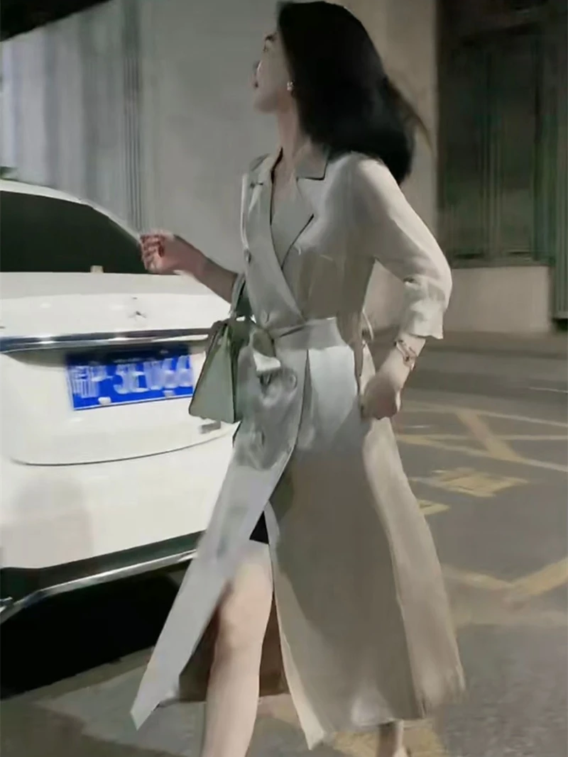 Tiktok Популярная та же модель что и онлайн-пальто знаменитостей 2023 осенний новый