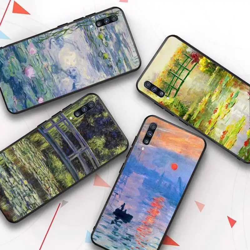 

Claude Monet art Phone Case for Samsung A51 01 50 71 21S 70 31 40 30 10 20 S E 11 91 A7 A8 2018
