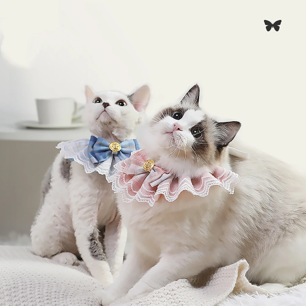 

Cat Scarf Cleaning Supplies Dog Bandanas Pet Scarf Pet Bandana For Dog Cotton Plaid Ties Collar Cat Dog Scarf Dog Accessories