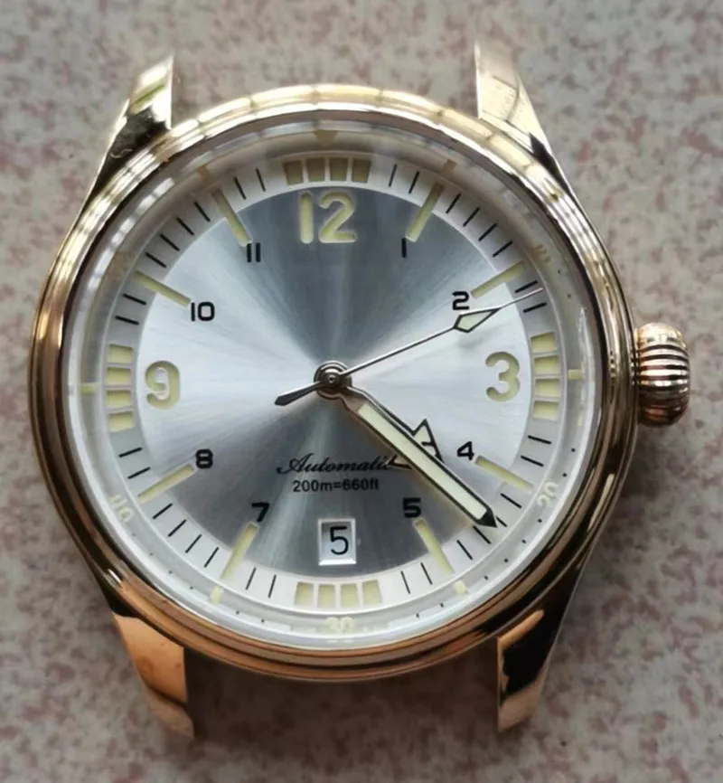 SIDAXIN Мужские дайверские часы 40 мм Автоматические механические наручные 20 бар