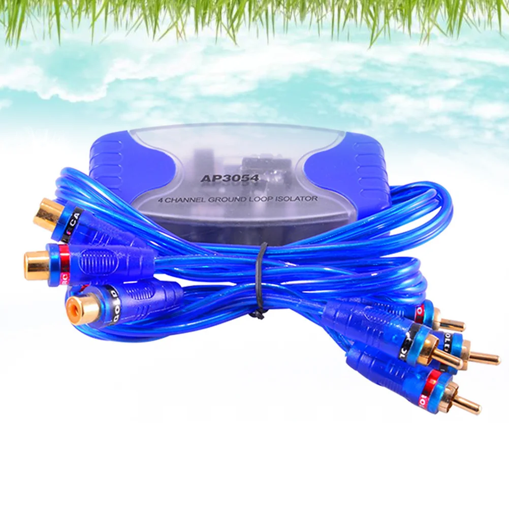 

4 Channel Ecualizador Car Audio Noise Filter Line Sound Eliminator Ground Loop Isolator
