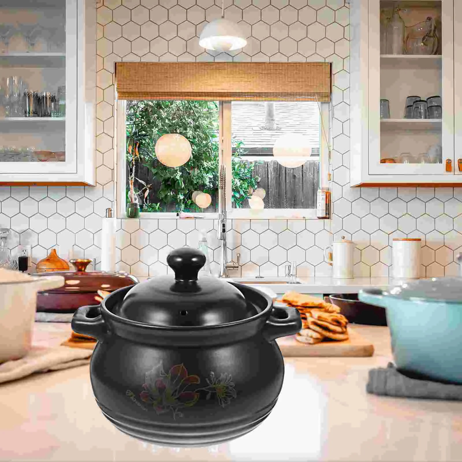 

Pot Ceramic Casserole Stew Soup Ramen Claylid Cookware Bowl Cooking Earthenware Koreanhot Stockpot Pots Pan Dish Cookwares