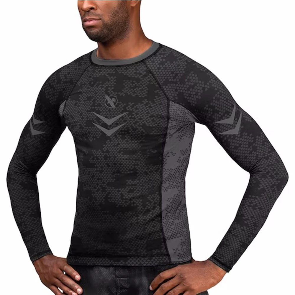 Swimming T-shirt Men UV Protection Beach Rash Guard Swimwear Diving Tops Wear Rashguard Long Sleeve Surfing Swimsuit Surf Shirts