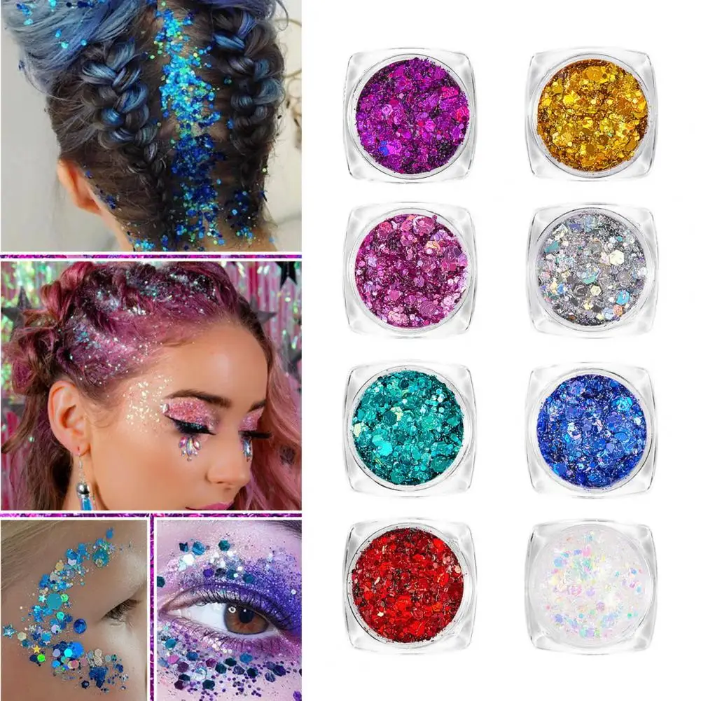 

1 Set Available in 12 vibrant rainbow-colored glitter gels to suit different preferences and activities.