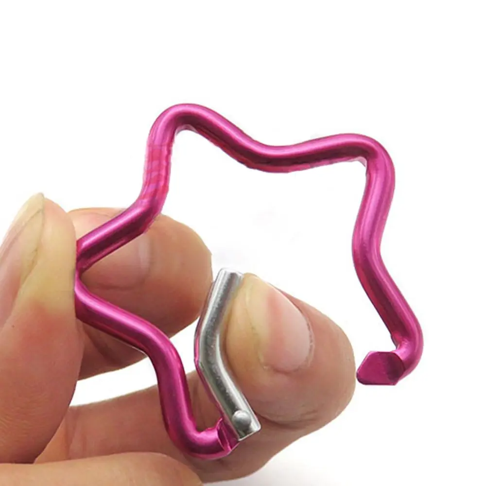 

Случайное Новое безопасное оборудование, многоцветная алюминиевая кнопка для скалолазания, брелок-пряжка из сплава для кемпинга