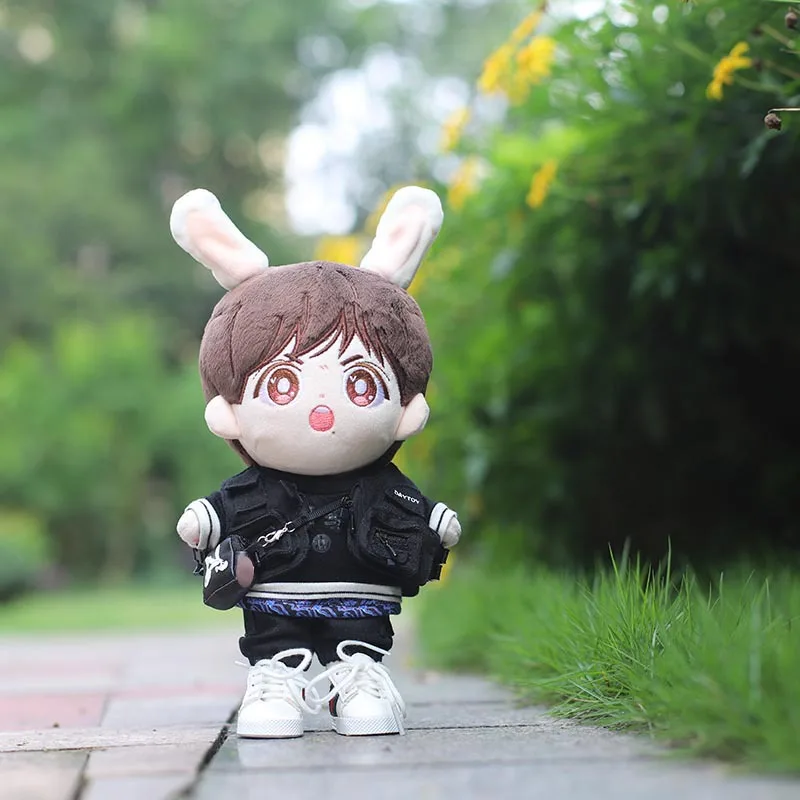 

1SET 20CM Doll Clothes Fashion Casual Wear Dress Up Cute Plush Dolls Accessories Generation Kpop EXO idol Dolls Gift DIY Toys
