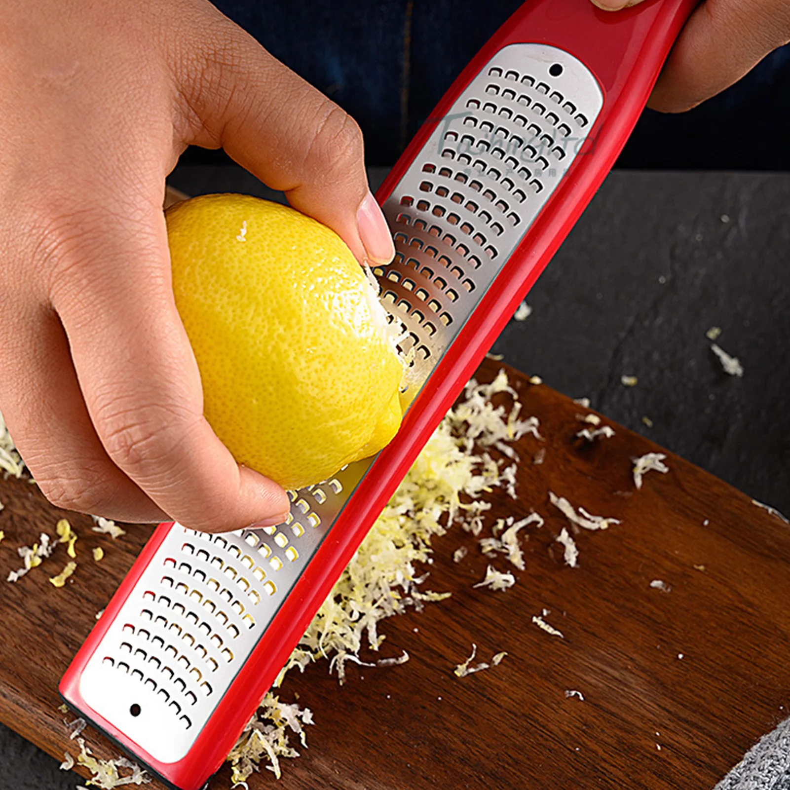 

Kitchen Lemon Zester Grater Orange Rind Peeler Tool with Non-Slip Handle Stainless Steel Lemon Grater Zester Citrus Peeler Tools