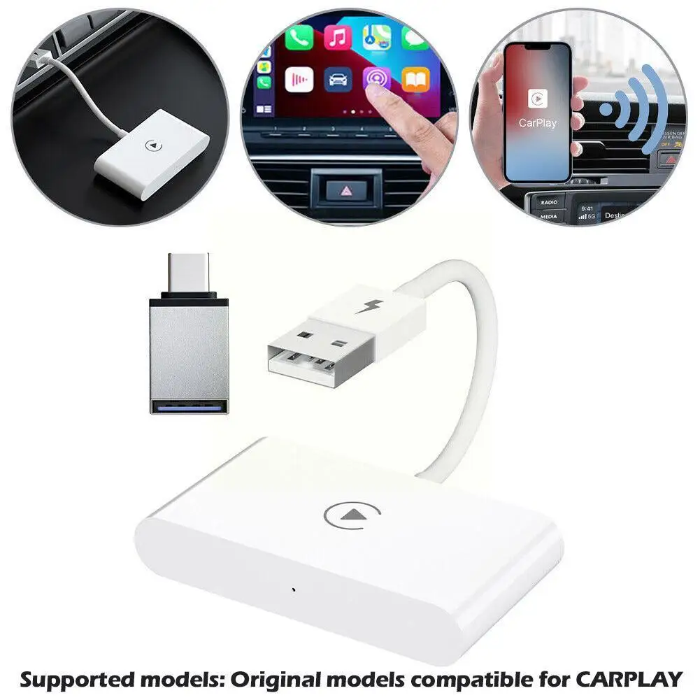 

Wireless Adapter For Android Phone,Wireless Auto Car Adapter,Wireless Dongle,Plug Play 5GHz WiFi Online Update K4C4