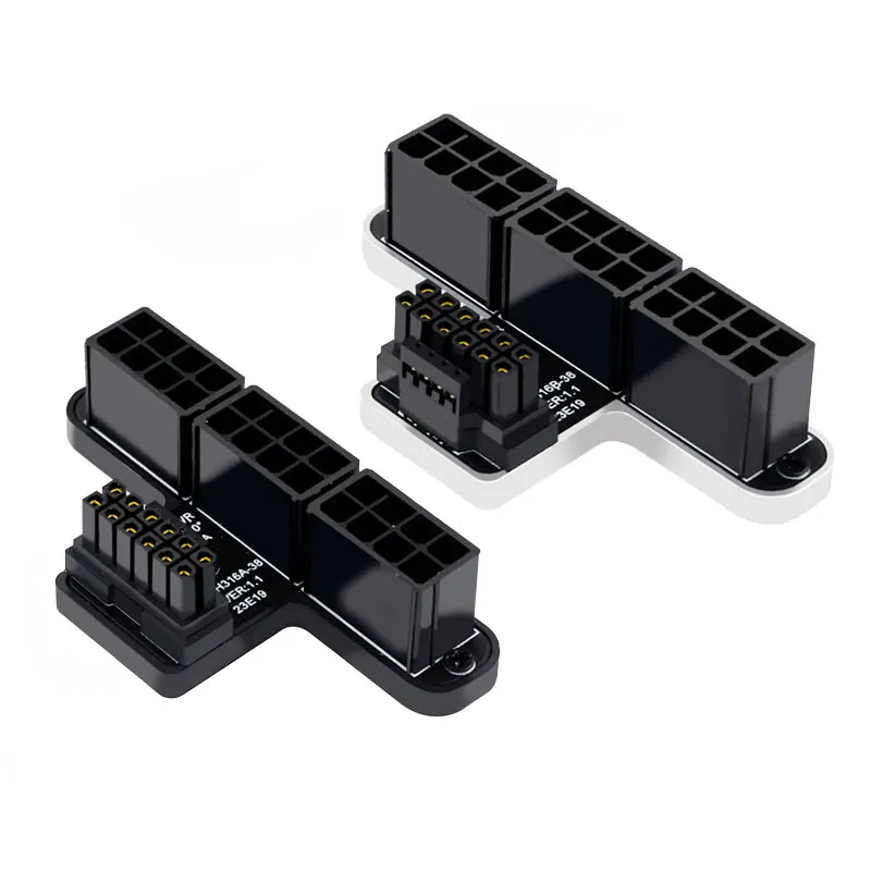 180 градусов 12vhpwr на 3x8Pin PCIE адаптер ATX 3,0 600 Вт 16Pin/12 + 4P PCIE 5,0 конвертер для видеокарты серии 40series