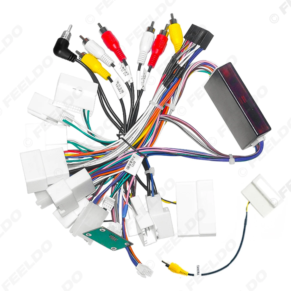 

Жгут проводов автомобильной аудиосистемы FEELDO для Lexus GX470 (02-09) послепродажный 16-контактный адаптер для стереоустановки