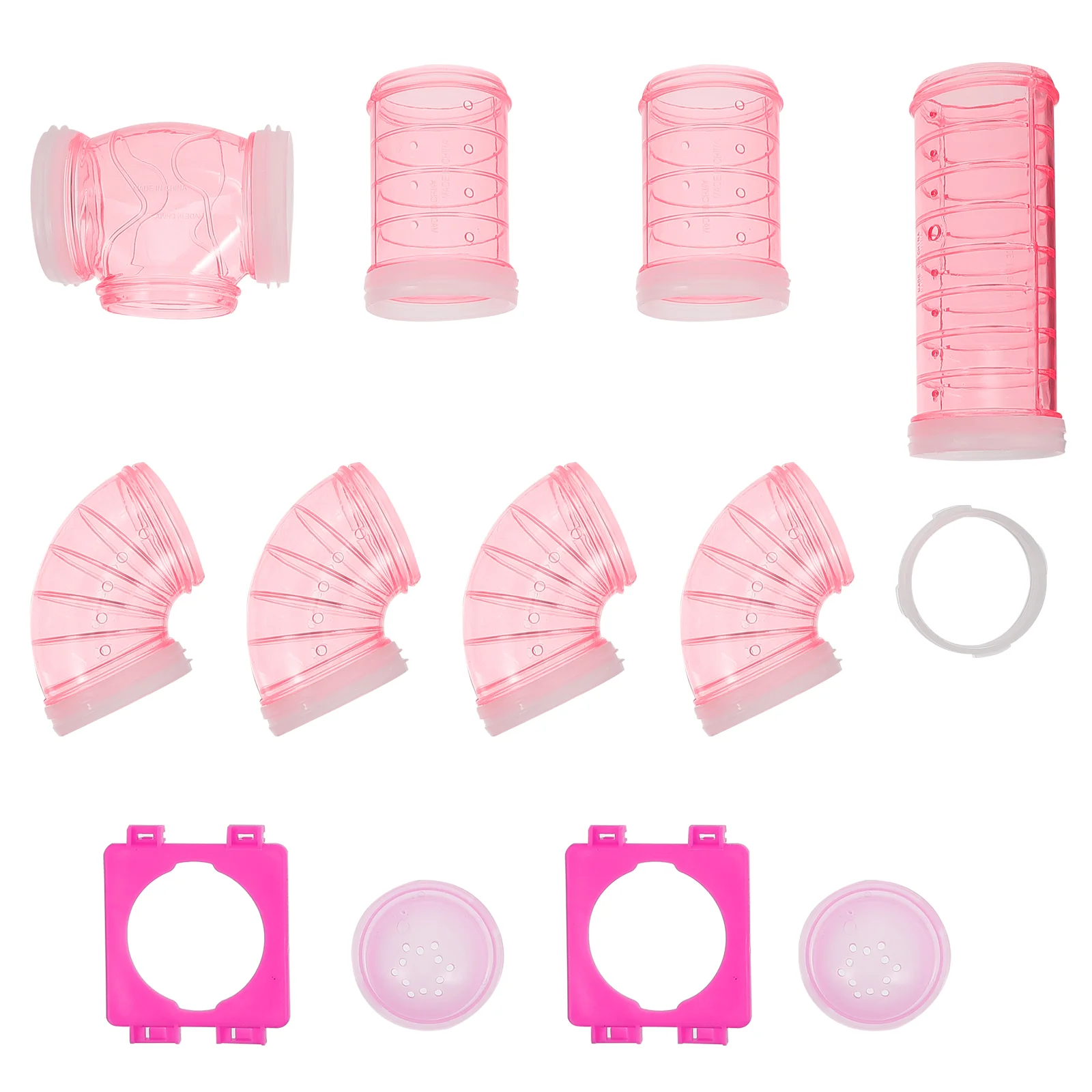 

Hamster Tubes Cage Tunnel Tunnels Tube Accessories Toy Toys Pet Diy External Ferret Kit Guinea Set Connection Rat Hideout Maze