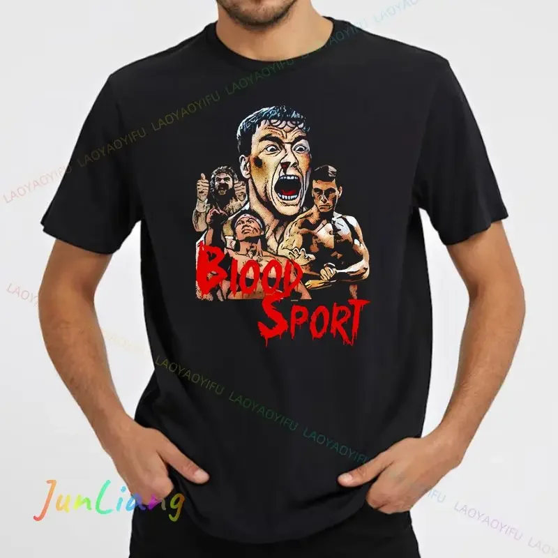 Fun new Blood sport Bolo Yang You are the next top vintage O collar oversized short-sleeved T-shirt unisex streetwear clothing