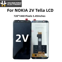 100 original lcd display touch screen digitizer assembly replacement repair parts for nokia 2v tella free shipping