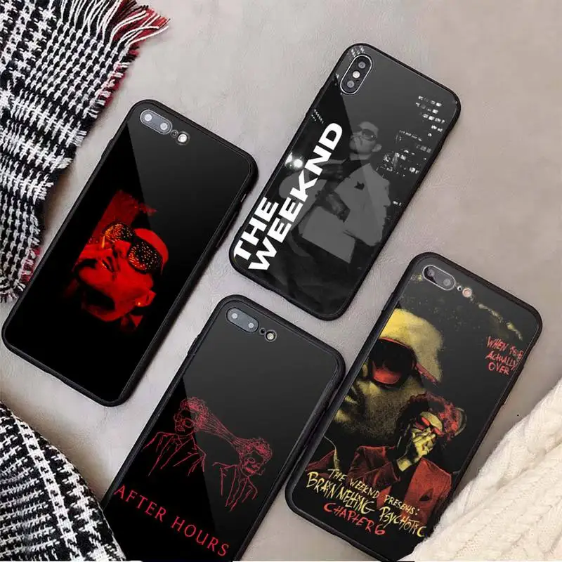 

The Weeknd After Hours Phone Case Tempered glass For iphone 11 12 13 PRO MAX mini 6 7 8 plus X XS XR