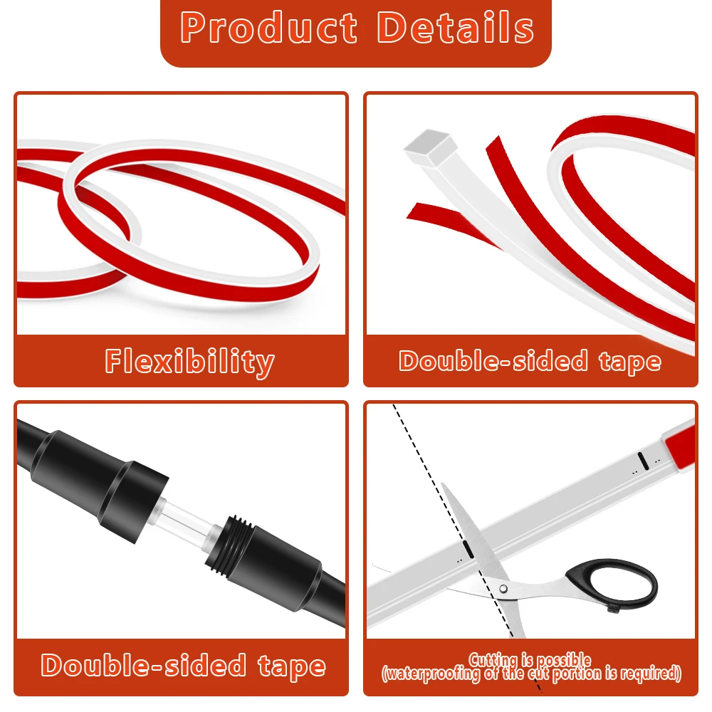 Fenikso светодиодный автомобильный капот дневные ходовые огни плавная полоса