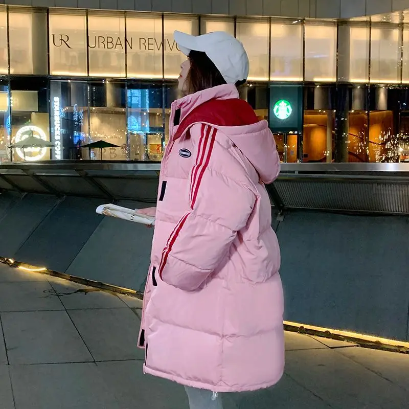 Winter Coat for Women Coats Parkas Jackets Hooded Cotton Padded Jacket Korean Fashion Warm Thickening Midi Coat New 2022