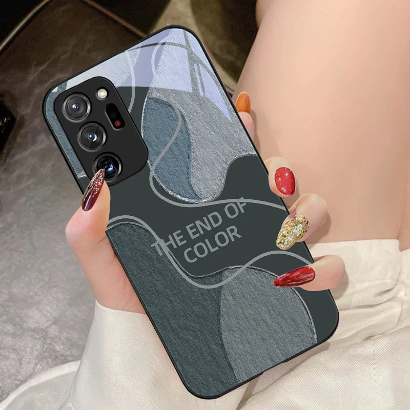 Персонализированные Цветные Блоки для Samsung Galaxy Note 8 9 10 PRO 20 Ultra A01 02 03 Core 04E 4G 12 13