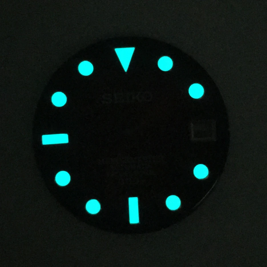 S 28.5mm Watch Dial Modified Dial Luminescent To Literally Adapt To NH35A Calibre CA3-2
