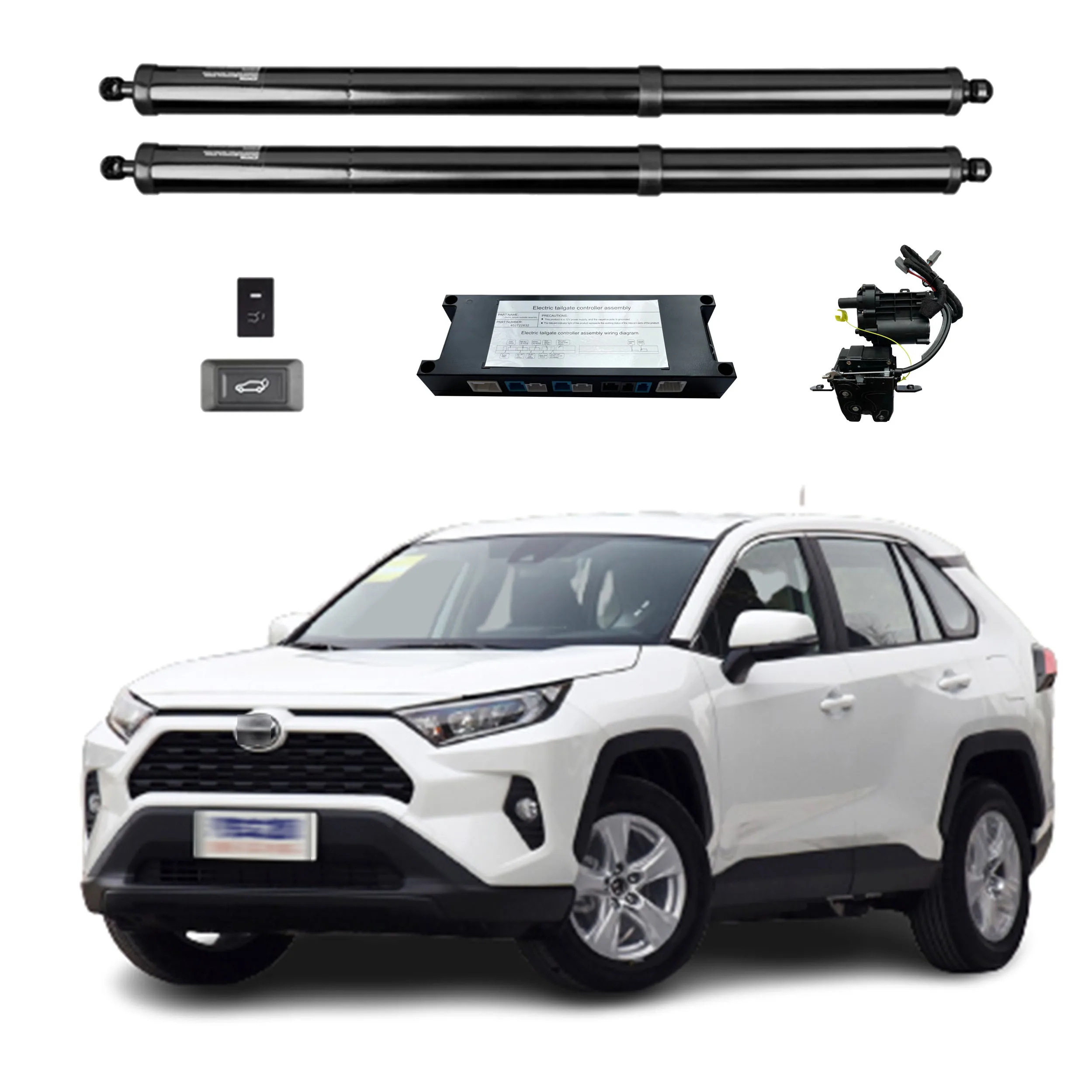 

For Toyota RAV 4 2019+ Smart Power Tailgate Electric Rear Door Auto Trunk Remote Control Hands-Free Foot-Activated Optional