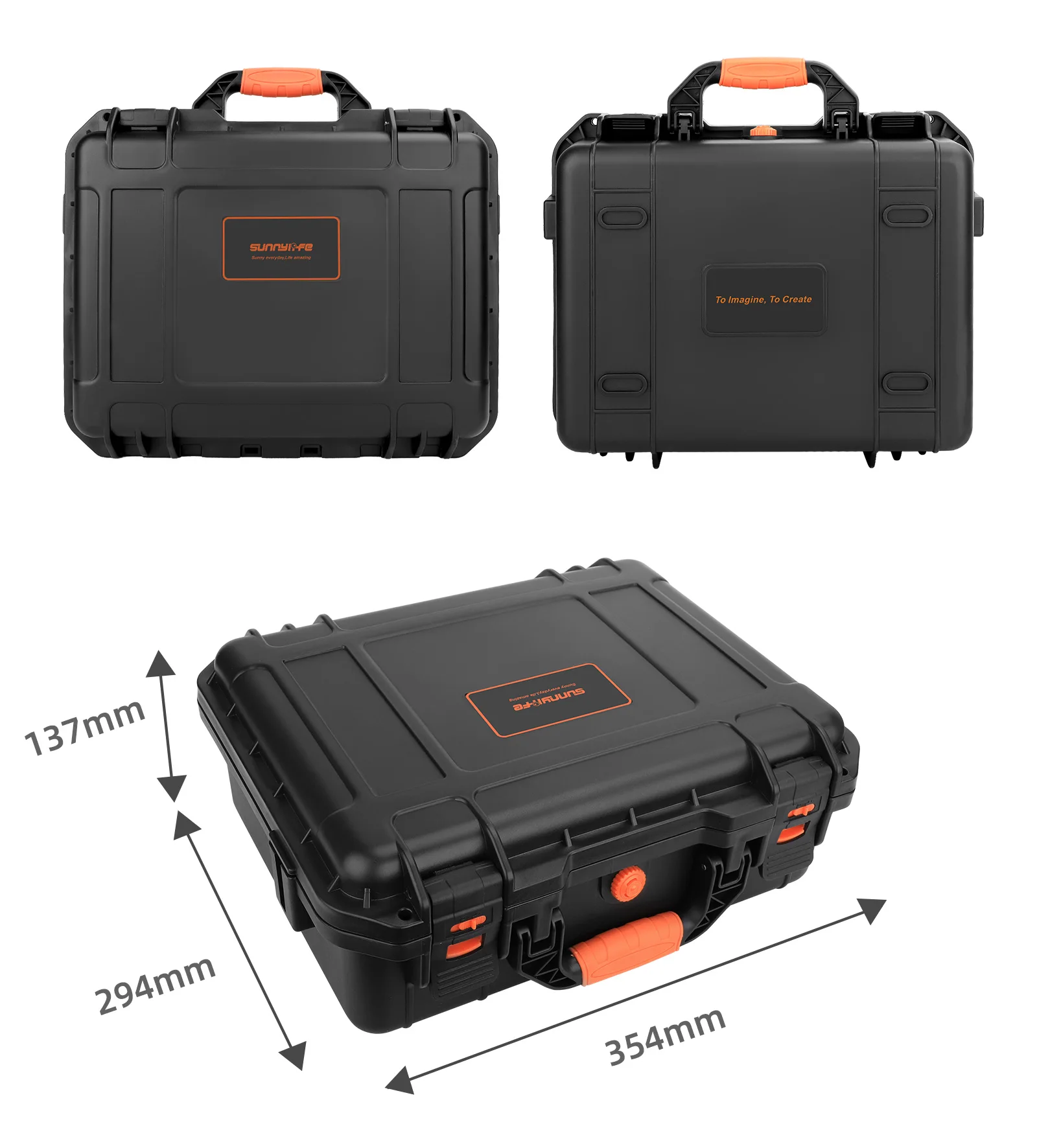 For DJI Mini3 Pro Safety Box Waterproof Storage Bag Drone Outdoor Protective Suitcase Large Capacity Anti-compression enlarge