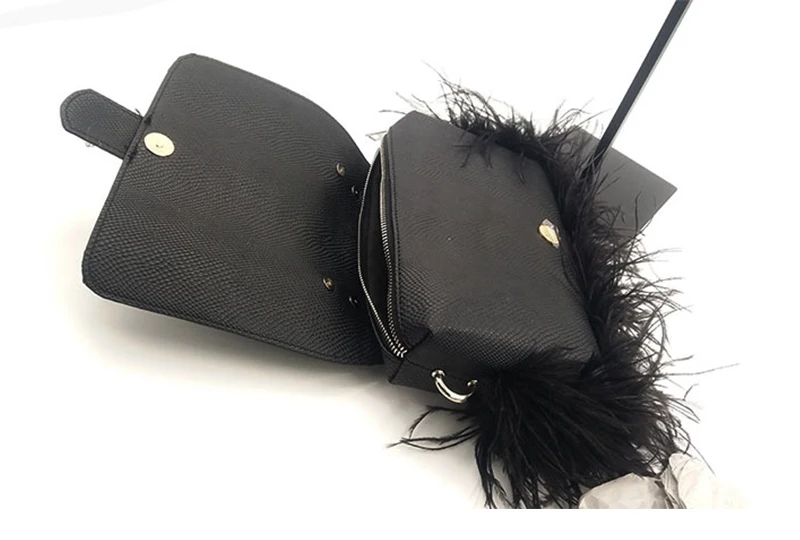 Роскошный вечерний клатч с бриллиантами и перьями для женщин шикарная
