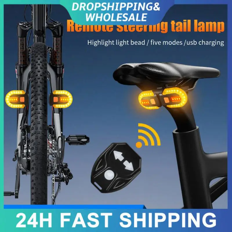

Удобная сигнальная лампа для велосипеда, Usb, умная зарядка, фонарь для руля горного велосипеда, беспроводной задний фонарь для велосипеда, корпус из АБС-пластика