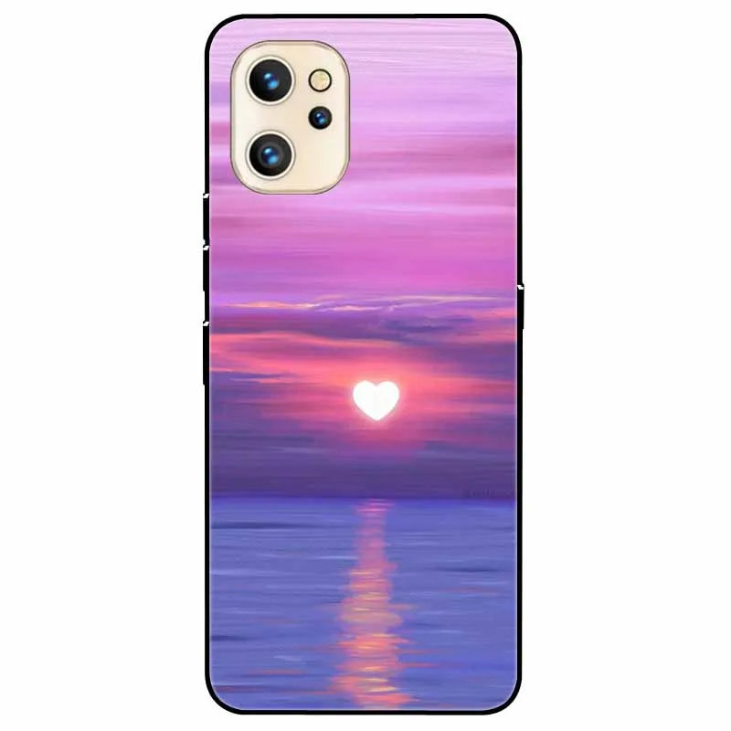 Для Umidigi A13 Pro Чехол A13S силиконовый мягкий ударопрочный чехол из ТПУ с котом для s