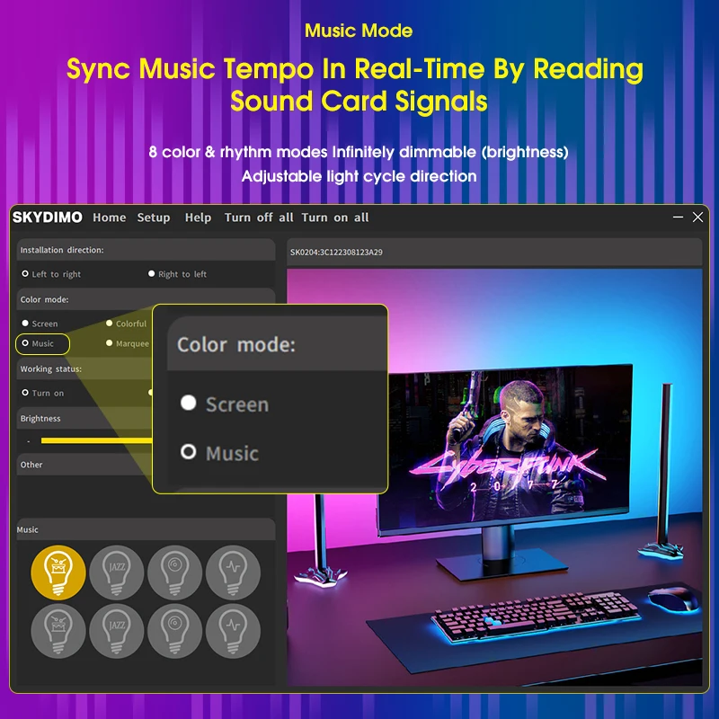 Окружающий компьютерный экран цвет фотографического устройства USB-компьютер