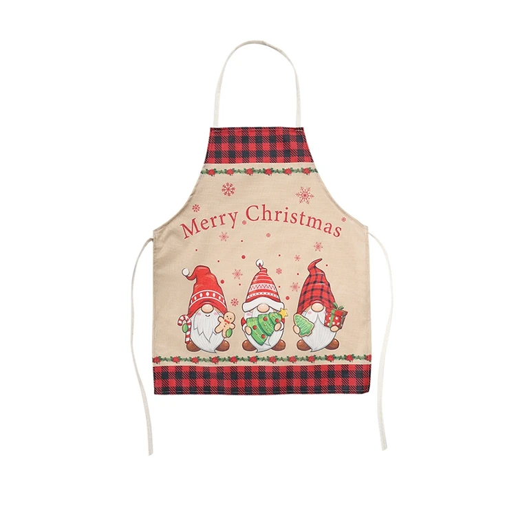 

Льняные рождественские фартуки
