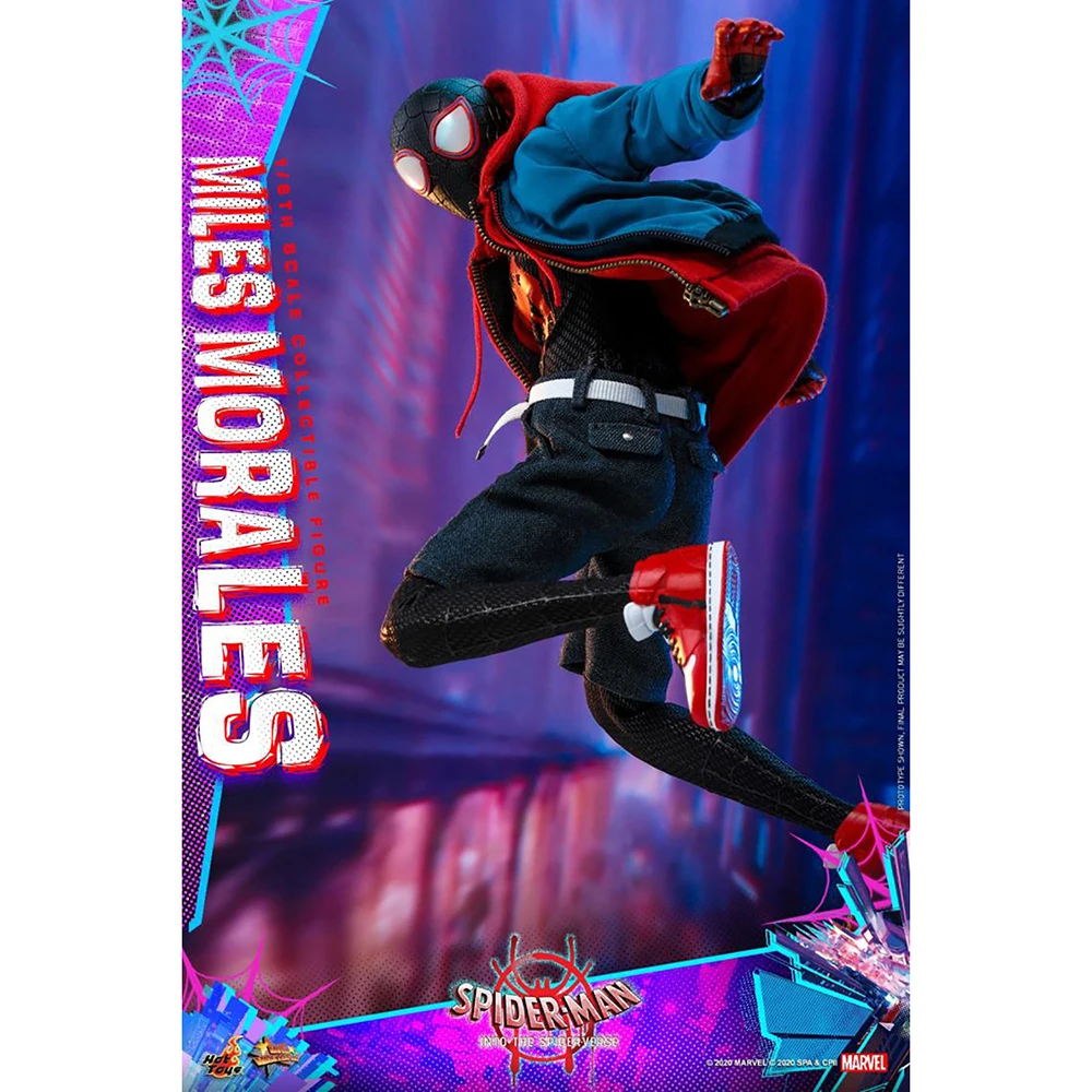 

HOTTOYS Original 1/6 MMS567 Miles Morales Spider-Man: Into the Spider-Verse Genuine Collectible Anime Figure Action Model Toys