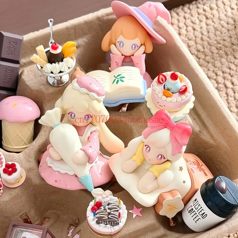 Фото Коллекционная фигурка Finding Unicorn X Aamy Blind Box: Серия «Маленькая кухня ведьмы», аниме-фигурка, коллекционный сувенир, подарок №1