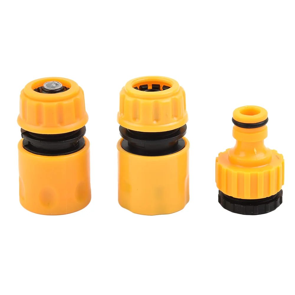 

3 Pcs Garden Water Hose Pipe Tap Connector Conection Fitting Adaptor Hoselock For Garden Irrigation Washing Car