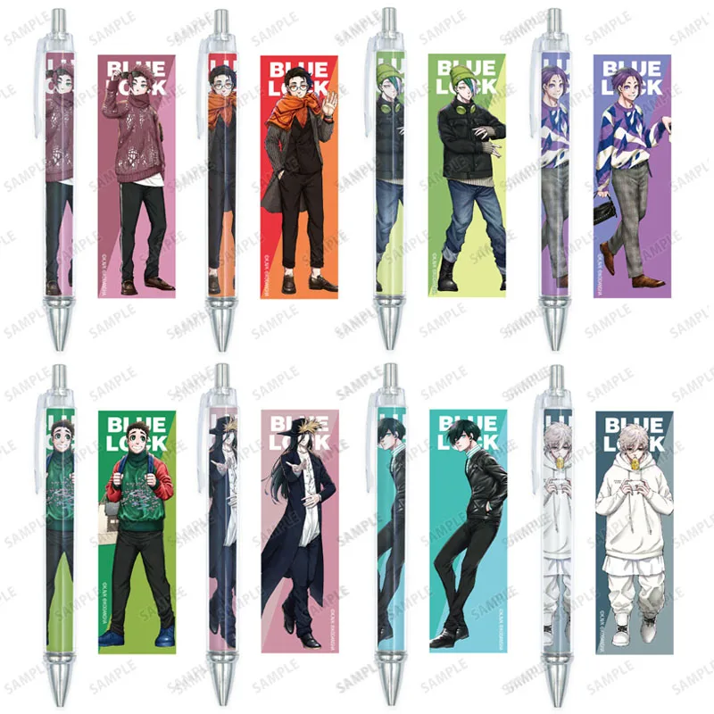 

Акриловая ручка с голубым замком в стиле аниме, ручка для письма Yoichi Chigiri Hyoma Seishiro Nagi, подарок на день рождения